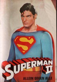 7y664 SUPERMAN II Austrian program '81 Christopher Reeve, Gene Hackman, different images!