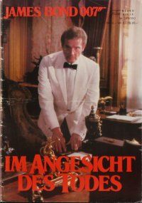 7y681 VIEW TO A KILL Austrian program '85 different images of Roger Moore as James Bond 007!
