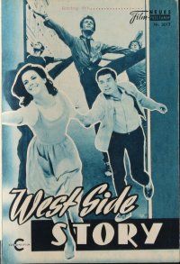 7y685 WEST SIDE STORY Austrian program '63 Natalie Wood, Beymer, classic musical, different!