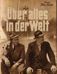 7y073 ABOVE ALL IN THE WORLD German program '41 Karl Ritter's Uber alles in der Welt, WWII!