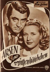 7y130 ARSENIC & OLD LACE German program R57 Cary Grant, Priscilla Lane, Hull, Capra, different!