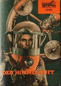 7y698 BATTLE BEYOND THE SUN East German program '60 Russian sci-fi, cool different images!