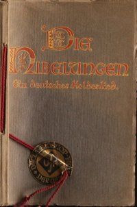 7y001 DIE NIBELUNGEN German premiere program '24 Fritz Lang's great fantasy movie!