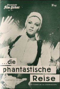 7y218 FANTASTIC VOYAGE German program '66 Raquel Welch, Fleischer sci-fi, different images!