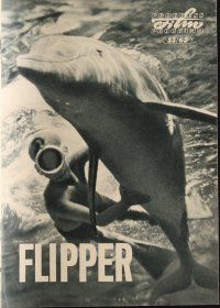 7y701 FLIPPER East German program '65 Chuck Connors, Luke Halpin, different dolphin images!