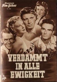 7y232 FROM HERE TO ETERNITY German program '53 Lancaster, Kerr, Sinatra, Reed, Clift, different!