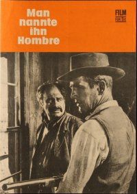 7y706 HOMBRE East German program '69 Paul Newman, Fredric March, Martin Ritt, different images!