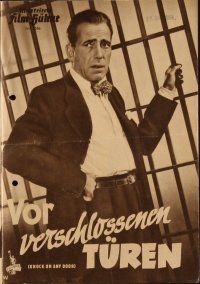 7y303 KNOCK ON ANY DOOR German program '54 Humphrey Bogart, John Derek, Nicholas Ray, different!