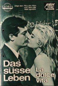 7y304 LA DOLCE VITA Das Neue German program '60 Federico Fellini, Mastroianni, Ekberg, different!