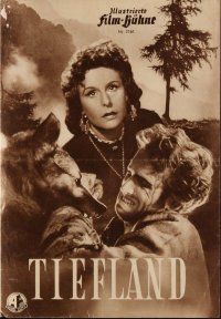 7y328 LOWLANDS Film-Buhne German program '54 Leni Riefenstahl's Tiefland, which she also stars in!