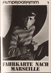 7y368 PASSAGE TO MARSEILLE German program R82 great different images of Humphrey Bogart!