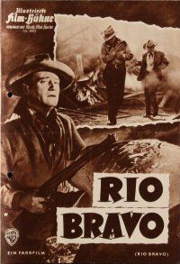 7y396 RIO BRAVO German program '59 John Wayne, Nelson, Dean Martin, Brennan, Hawks, different!