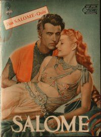 7y406 SALOME Das Neue German program '53 different images of sexy Rita Hayworth & Stewart Granger!