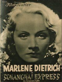 7y032 SHANGHAI EXPRESS German program '32 Josef von Sternberg, Marlene Dietrich, different images!