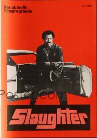 7y420 SLAUGHTER German program '73 lots of great different images of tough Jim Brown!