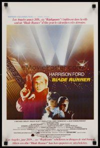 7z607 BLADE RUNNER Belgian '82 Ridley Scott sci-fi classic, different image of Harrison Ford!