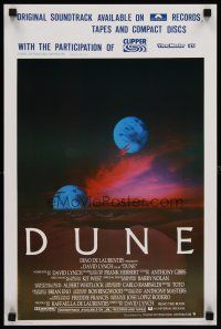 7z643 DUNE Belgian/English '84 David Lynch sci-fi epic, best image of two moons over desert!