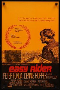 7z644 EASY RIDER Belgian '69 Peter Fonda, motorcycle biker classic directed by Dennis Hopper!