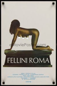 7z652 FELLINI'S ROMA Belgian '72 Italian Federico classic, bizarre image of multi-breasted woman!