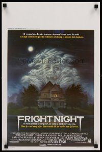 7z667 FRIGHT NIGHT Belgian '85 Roddy McDowall, there are good reasons to be afraid of the dark!