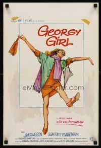 7z673 GEORGY GIRL Belgian '66 Lynn Redgrave, James Mason, Alan Bates, Charlotte Rampling!