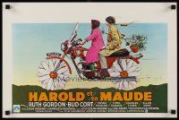 7z684 HAROLD & MAUDE Belgian '71 Ruth Gordon, Bud Cort is equipped to deal w/life!