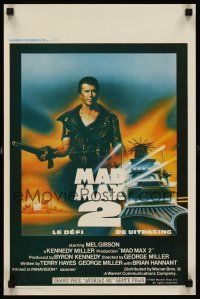 7z723 MAD MAX 2: THE ROAD WARRIOR Belgian '82 Mel Gibson returns as Mad Max, cool image!