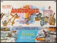 7z373 ARISTOCATS/LONDON CONNECTION British quad '79 wacky Disney cartoon action double-bill!