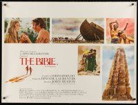 7z378 BIBLE British quad '67 La Bibbia, John Huston as Noah, Boyd as Nimrod, Ava Gardner as Sarah