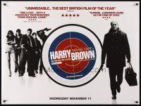 7z396 HARRY BROWN advance DS British quad '09 Emily Mortimer, Michael Caine will take a stand!