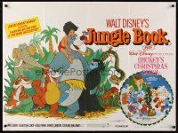 7z410 JUNGLE BOOK/MICKEY'S CHRISTMAS CAROL British quad '83 cool Disney double-bill!