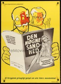 7z079 YOUR PAST IS SHOWING Danish '58 Peter Sellers, Terry-Thomas, The Naked Truth!