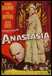 7z024b ANASTASIA Finnish '56 full-length Ingrid Bergman, Yul Brynner, Helen Hayes!