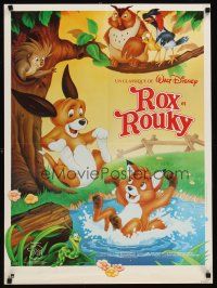 7z480 FOX & THE HOUND French 23x32 R88 2 friends who didn't know they were supposed to be enemies!