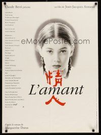 7z494 LOVER French 23x32 '92 Jean-Jacques Annaud's L' Amant, Jane March, Barbier photo!