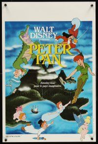 7z557 PETER PAN French 15x21 R70s Walt Disney animated cartoon fantasy classic!