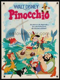 7z559 PINOCCHIO French 15x21 R80s Disney classic fantasy cartoon about a wooden boy!
