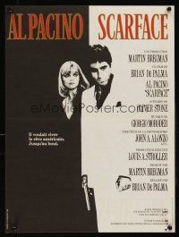 7z567 SCARFACE French 15x21 '84 Al Pacino as Tony Montana, Michelle Pfeiffer, Brian De Palma!