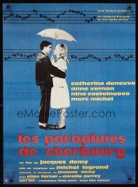 7z582 UMBRELLAS OF CHERBOURG French 15x21 R80s Les Parapluies de Cherbourg, Catherine Deneuve!