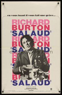 7z583 VILLAIN French 15x21 '71 Richard Burton has the face of a Villain, Ian McShane!