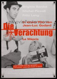 7z200 LE MEPRIS German R00 Jean-Luc Godard, super sexy Brigitte Bardot!