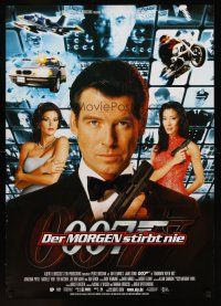 7z211 TOMORROW NEVER DIES German '97 Pierce Brosnan as Bond, Michelle Yeoh, sexy Teri Hatcher!