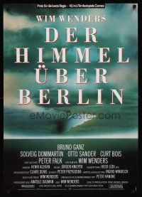7z212 WINGS OF DESIRE German '87 Wim Wenders romantic fantasy, cool art by Sickerts!