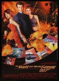 7z215 WORLD IS NOT ENOUGH German '99 Pierce Brosnan as James Bond, sexy Sophie Marceau!