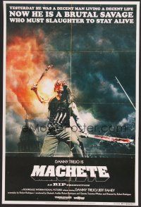 7z314 MACHETE commercial Japanese '09 Robert Rodriguez, Danny Trejo, gruesome image!