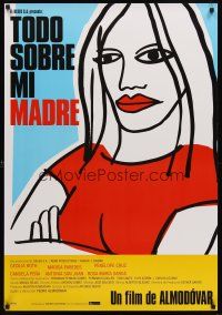 7z030 ALL ABOUT MY MOTHER Spanish '99 Pedro Almodovar's Todo Sobre Mi Madre, cool art by Marine!
