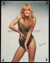 8a663 PATTI HANSEN commercial poster '79 great image of sexy model in tank top & little else!