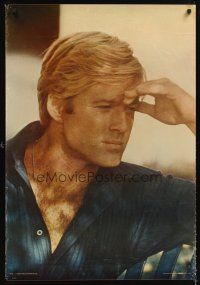 8a677 ROBERT REDFORD Swedish commercial poster '78 striking portrait of handsome actor!