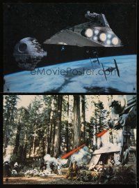 8a358 RETURN OF THE JEDI 2 20x30 stills '83 George Lucas classic, cool sci-fi action images!