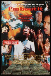 8a196 I'M BOUT IT movie soundtrack 24x36 music poster '97 Master P thuggin' it, If I Could Change!